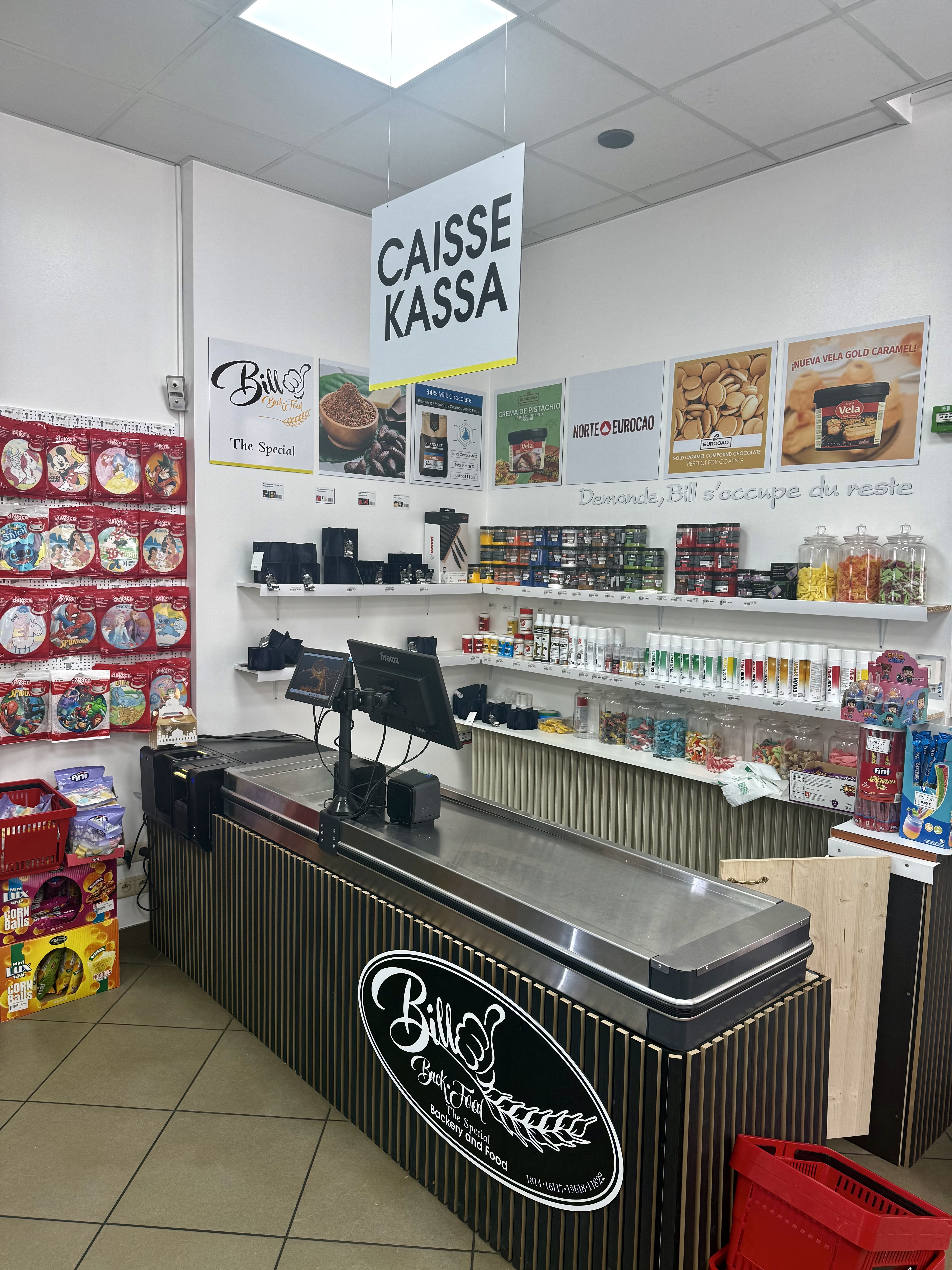 Magasin Bill back Foodsaccueillant les professionnels
